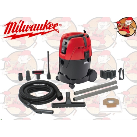 AS2-250ELCP Odpylacz 25 L – klasa L –czyszczenie filtra przyciskiem MILWAUKEE AS 2-250 ELCP ,nr. 4933447480